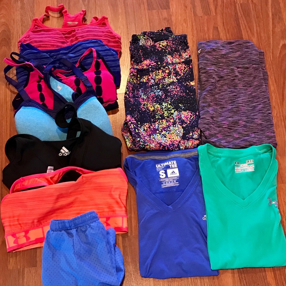 Women's Size Small Workout Clothes Lot